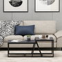 Hanah Home Mesa de Centro Antracita con Estantes